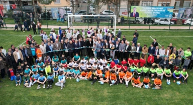 Nafiz Caşka Futbol Sahası açıldı