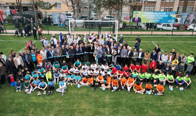 Nafiz Caşka Futbol Sahası açıldı