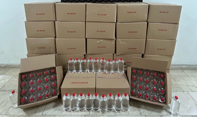 Ordu'da litrelerce etil alkol ele geçirildi