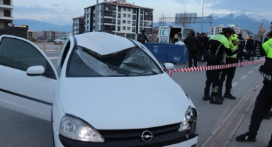 Otomobilin çarptığı yaya feci şekilde can verdi