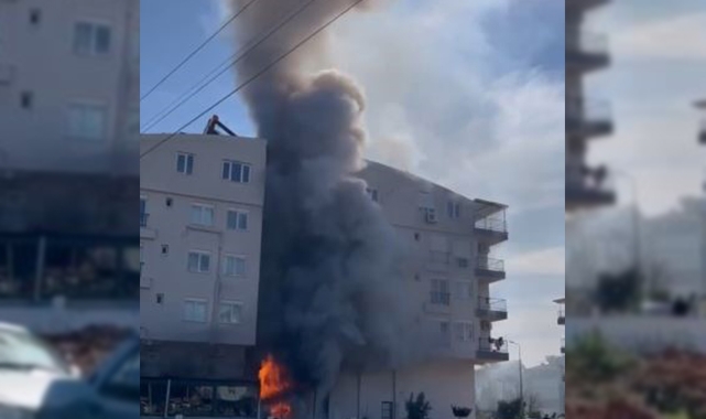 Pastanenin deposu alev alev yandı
