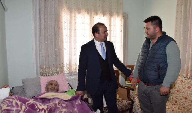 Sağlık Müdürü Şenkul, ev ziyaretlerine devam ediyor