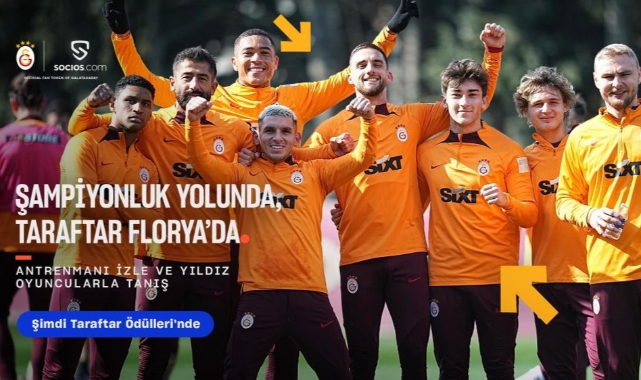 Şampiyonluk yolunda taraftar Florya'da