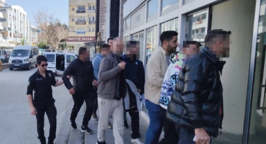 Suçüstü yakalanan 6 organizatör tutuklandı