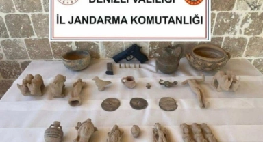 Tarihi eser kaçakçısı 23 eserle yakalandı