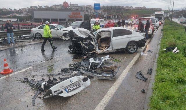 Tekirdağ’da feci kaza: 1 ölü, 2 yaralı