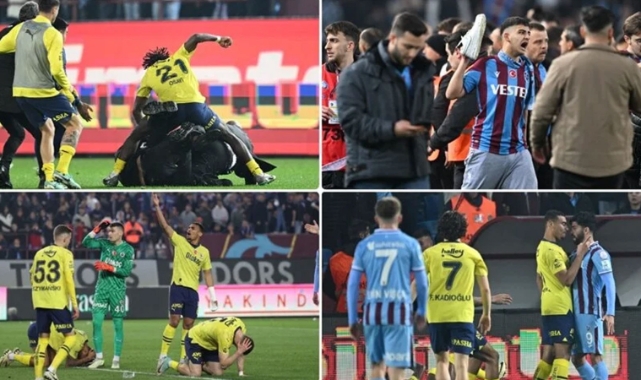 Trabzon'daki olaylı maçla ilgili yeni gelişme: 1 kişi tahliye edildi