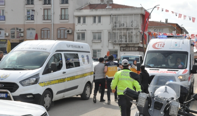 Trafik kazası sonrası kavga çıktı
