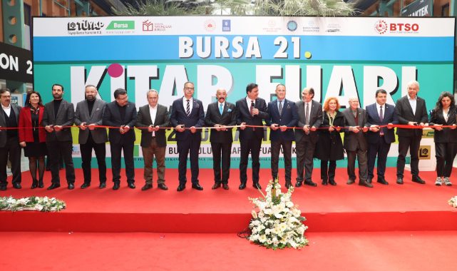 Tüyap Bursa 21. Kitap fuarı bugün açıldı