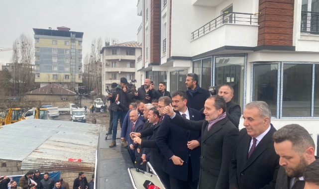 Yeniden Refah Partisi Genel Başkanı Erbakan Ağrı’da