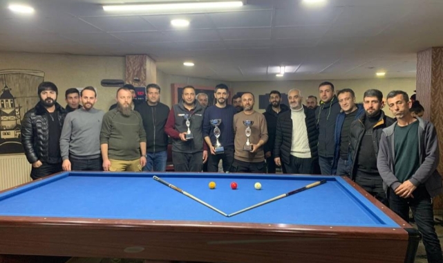 Yüksekova'da bilardo turnuvası düzenlendi