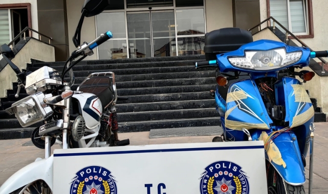 3 motosikleti çalan hırsızlar yakalandı