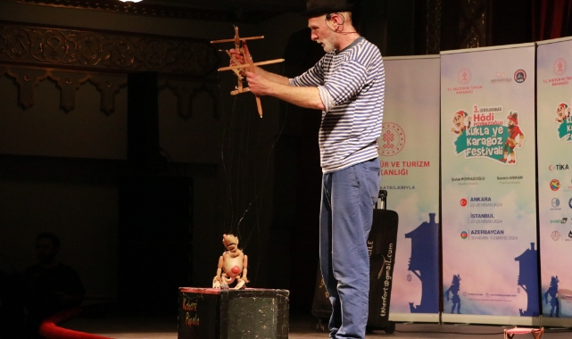 3'ncü Uluslararası Hadi Poyrazoğlu Kukla ve Karagöz Festivali başladı