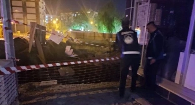 Adıyaman'da toprak kayması meydana geldi