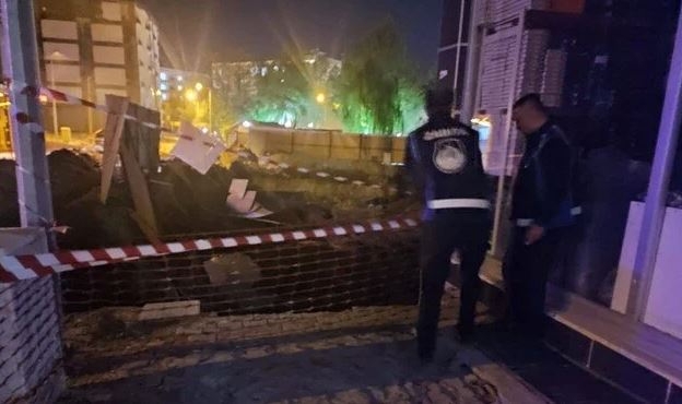 Adıyaman'da toprak kayması meydana geldi