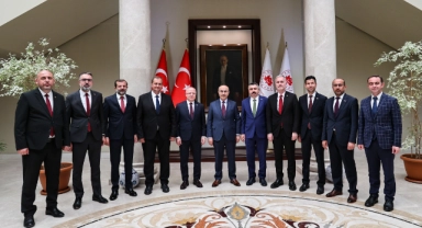 AK Partili belediye başkanlarından Vali Demirtaş'a ziyaret