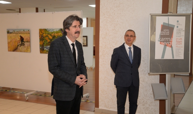Akademisyenler 'Karma Sergi' ile sanatını konuşturdu