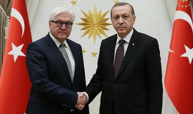 Almanya Cumhurbaşkanı Steinmeier Beştepe'de