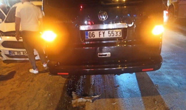 Ankara’da 3 aracın karıştığı zincirleme kaza: 3 yaralı