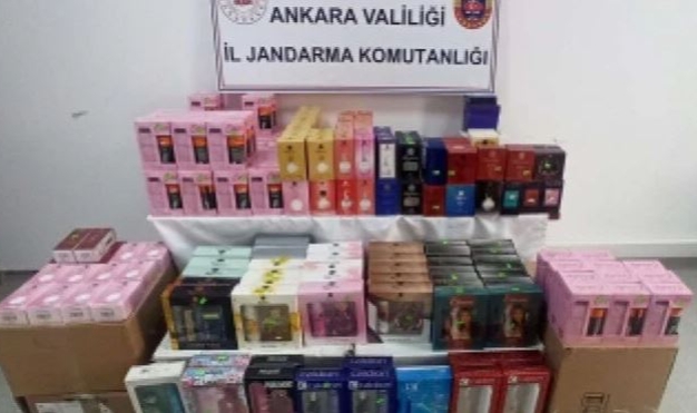 Ankara'da kaçak parfüm operasyonu