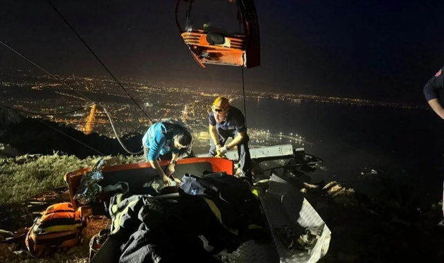 Antalya'da teleferik kazasında kabin parçalandı: Mahsur kalanlar kurtarıldı