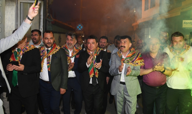 Başkan Aydın'a hemşehrilerinden büyük ilgi