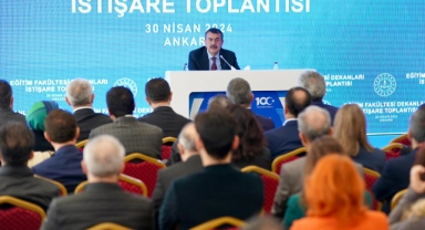 Bakan Tekin eğitim fakültesi dekanlarıyla buluştu