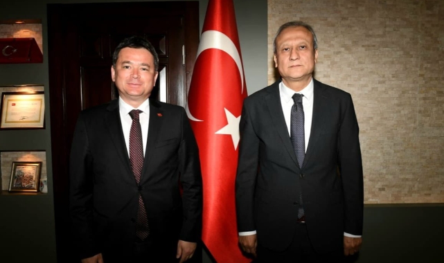 Başkan Aydın Osmangazi kaymakamını ziyaret etti