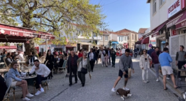 Bozcaada’da bayram rekoru