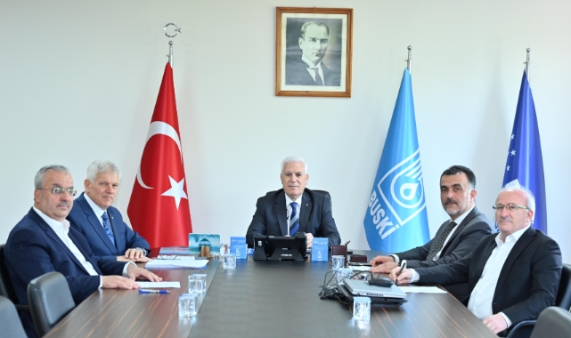 Bursa Büyükşehir Belediye Başkanı Mustafa Bozbey'den BUSKİ'ye ziyaret