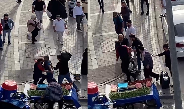 Bursa'da seyyar satıcıların yer kavgası!