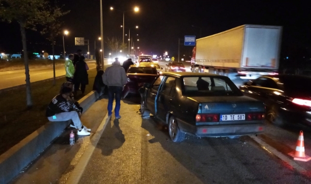 Bursa'da zincirleme kaza: 4 yaralı