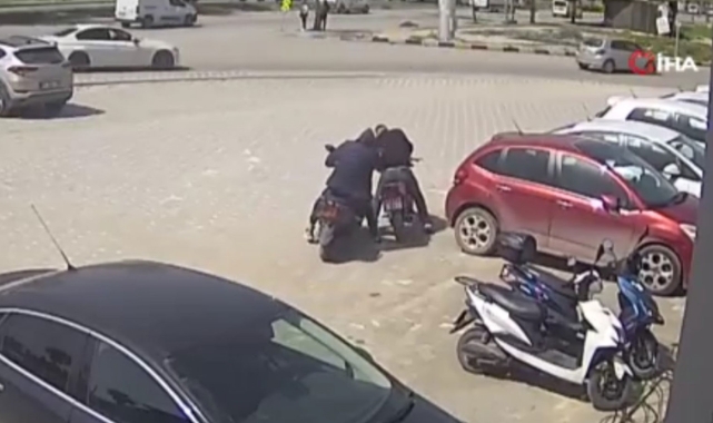 Çaldığı motosiklet çalındı