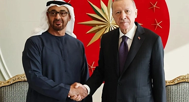 Cumhurbaşkanı Erdoğan BAE lideri Nahyan ile görüştü