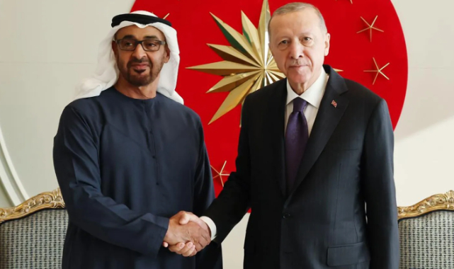 Cumhurbaşkanı Erdoğan BAE lideri Nahyan ile görüştü