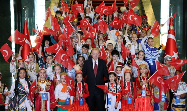 Cumhurbaşkanı Erdoğan'dan 23 Nisan mesajı