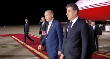 Cumhurbaşkanı Erdoğan  Erbil’de
