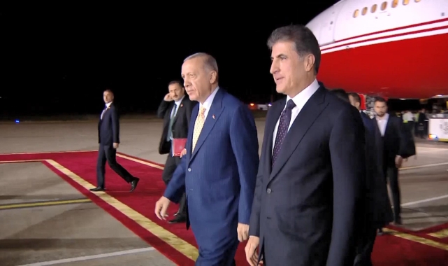 Cumhurbaşkanı Erdoğan  Erbil’de