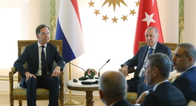 Cumhurbaşkanı Erdoğan, Hollanda Başbakanını kabul etti