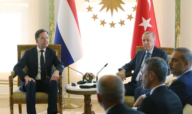 Cumhurbaşkanı Erdoğan, Hollanda Başbakanını kabul etti