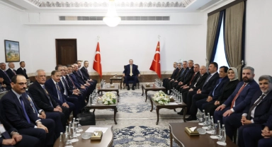 Cumhurbaşkanı Erdoğan Irak toplum temsilcilerini kabul etti