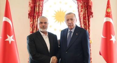 Cumhurbaşkanı Erdoğan, İsmail Haniye ile görüştü