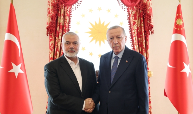 Cumhurbaşkanı Erdoğan, İsmail Haniye ile görüştü