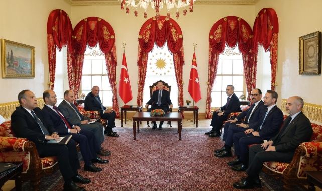 Cumhurbaşkanı Erdoğan, Mısır Dışişleri Bakanı Şukri’yi kabul etti