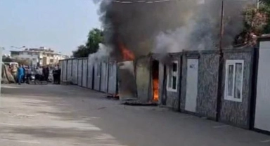 Devlet hastanesinde yangın çıktı