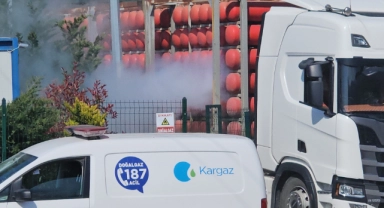 Doğal gaz dağıtım istasyonunda bir kez daha faciadan dönüldü