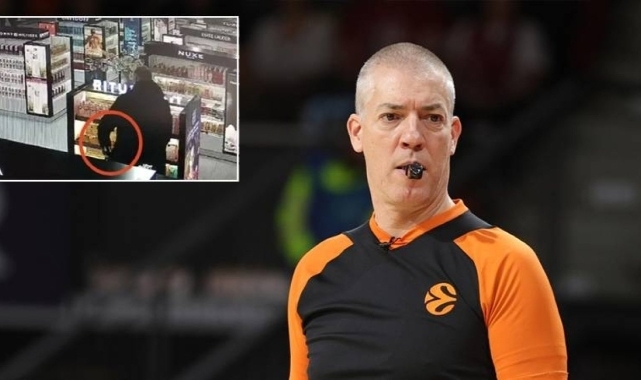 Dünyaca ünlü hakem hırsızlık yaparken yakalandı