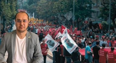 EMEP Bursa İl Başkanı Berkay Akkuş, birleşik ve güçlü 1 Mayıs için emek örgütlerine çağrı yaptı