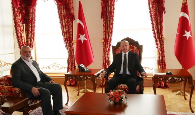 Erdoğan-Haniye görüşmesi başladı