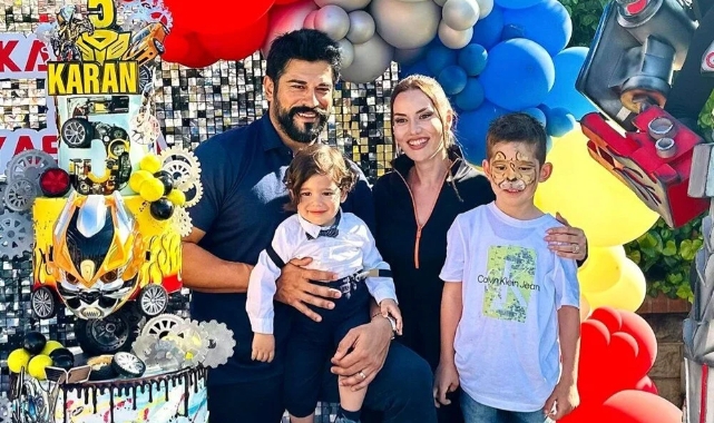 Fahriye Evcen ile Burak Özçivit'in oğlu Karan 5 yaşında